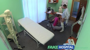 FakeHospital Short haired hottie has no insurance but has a very tight pussy